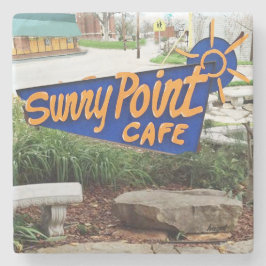 Posavasos De Piedra Sunny Point, Asheville, Sunny Point Coaster,