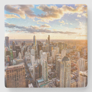Posavasos De Piedra Sunset en Chicago