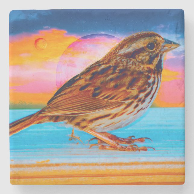 Posavasos De Piedra Sunset Melody (Anverso)