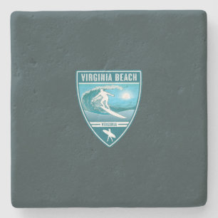 Posavasos De Piedra Surf Virginia Beach