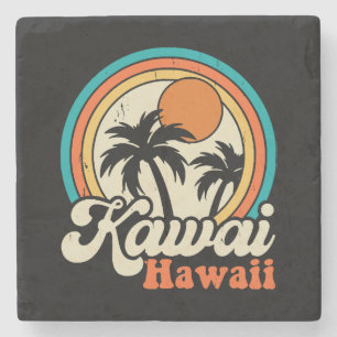 Posavasos De Piedra Surfear Kawaii Hawaii