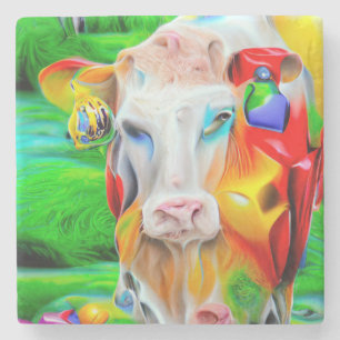 Posavasos De Piedra Surreal Farm Art