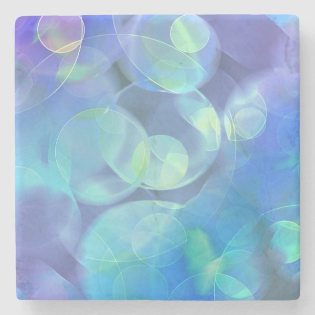 Posavasos De Piedra Surreal Fractal Abstract Design (Anverso)