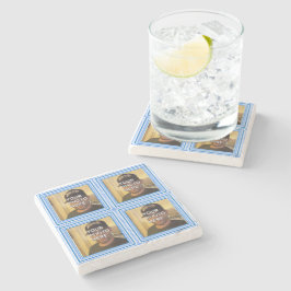 Posavasos De Piedra Sus fotos familiares personalizadas