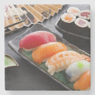 Posavasos De Piedra Sushi y rollos