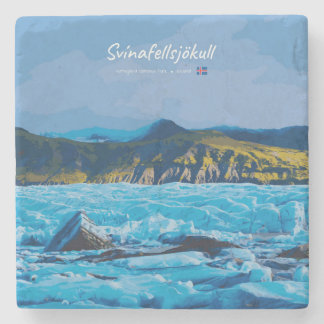 Posavasos De Piedra Svínafellsjökull, Iceland -  Glacier View