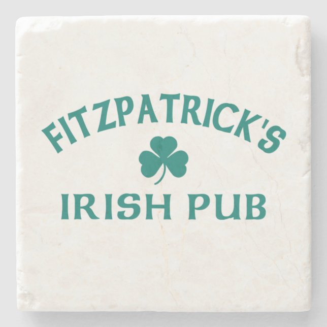 Posavasos De Piedra Taberna irlandesa de Fitzpatrick  (Anverso)