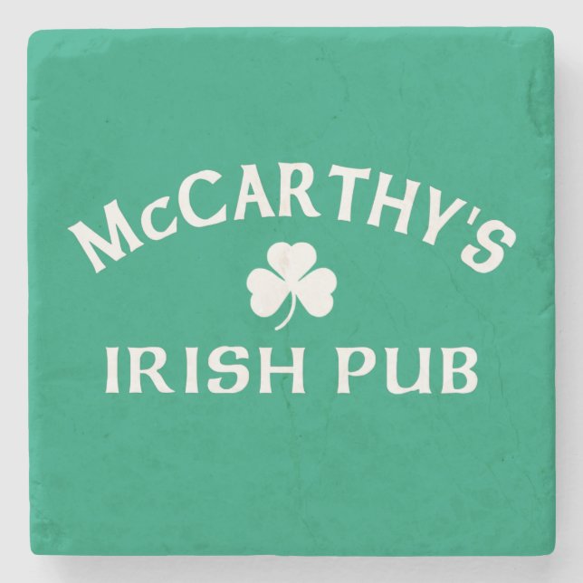 Posavasos De Piedra Taberna irlandesa de McCarthy  (Anverso)