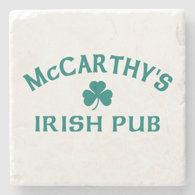 Posavasos De Piedra Taberna irlandesa de McCarthy  (Anverso)