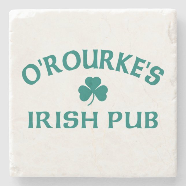 Posavasos De Piedra Taberna irlandesa de O'Rourke  (Anverso)