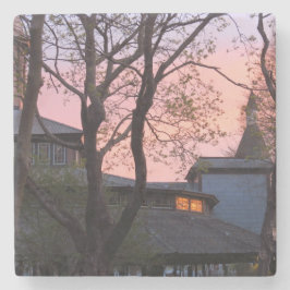 Posavasos De Piedra Tabernáculo e Iglesia Amanecer - Viñedo de Martha