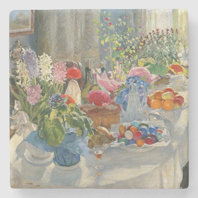 Posavasos De Piedra Tabla de Pascua (Anverso)