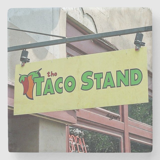 Posavasos De Piedra Taco en Atenas: Pascua de piedra de mármol de Geor (Anverso)