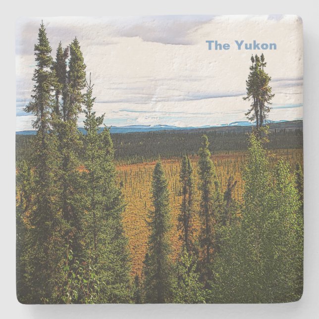 Posavasos De Piedra Taiga Summer (Anverso)