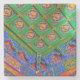 Posavasos De Piedra Tailandia, Bangkok  Templo Dragón