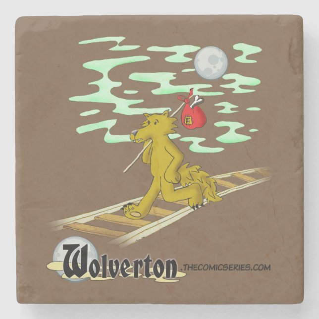 Posavasos De Piedra Talbot en las pistas (Anverso)