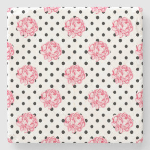 Posavasos De Piedra Tapiz floral