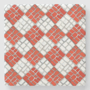 Posavasos De Piedra TAPÓN DE LÁMPARA DE Mármol DE ROJO