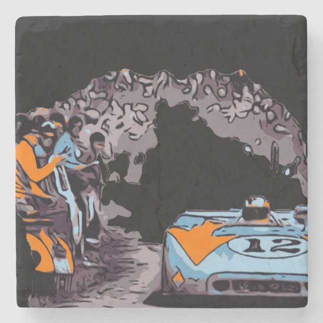 POSAVASOS DE PIEDRA TARGA FLORIO RACE (Anverso)