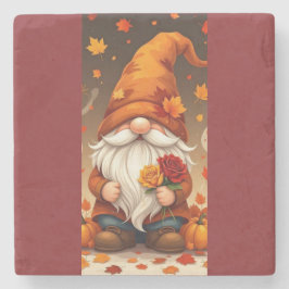 Posavasos De Piedra tarjeta de felicitaciones de halloween y otoño
