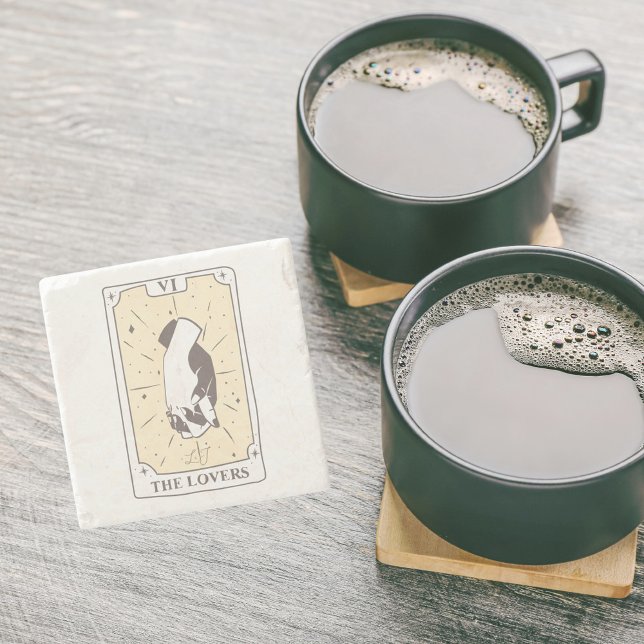 Posavasos De Piedra Tarot Cards | Ducha de novia | BODA | Neutros (Subido por el creador)