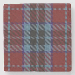 Posavasos De Piedra Tartan del clan MacTavish de la antigua taberna es