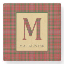 Tartan MacAlister Monograma M