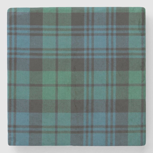 Posavasos De Piedra Tartan Marble Stone Coaster (Anverso)