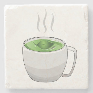 Posavasos De Piedra Taza de té verde