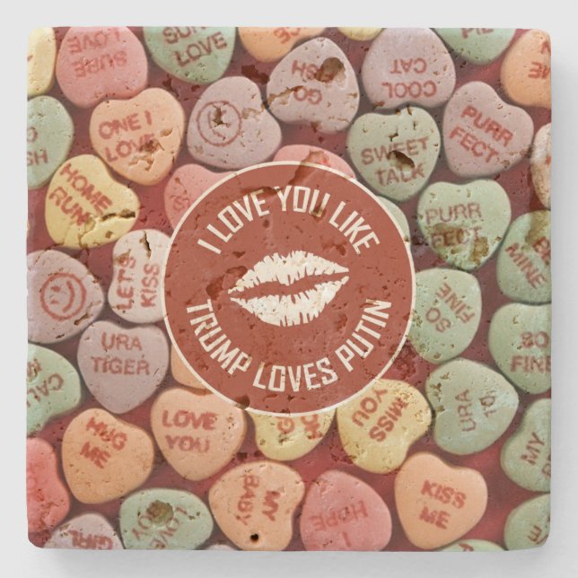 POSAVASOS DE PIEDRA TE AMO COMO... (Anverso)