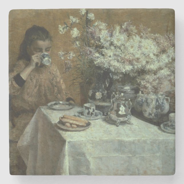 Posavasos De Piedra Té de tarde (Anverso)