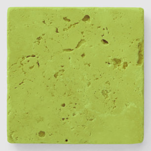 Posavasos De Piedra Té verde color mate Au lait verde lechoso