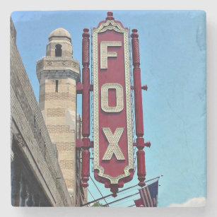 Posavasos De Piedra Teatro Fox Atlanta, Teatro Fox