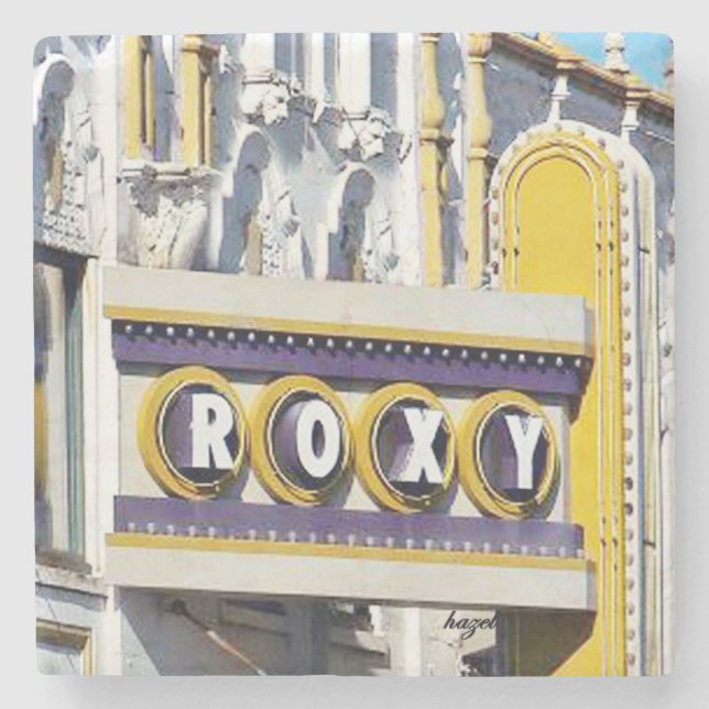 Posavasos De Piedra Teatro Roxy Atlanta, Teatro Roxy (Anverso)