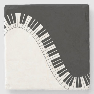 Posavasos De Piedra Teclado de piano