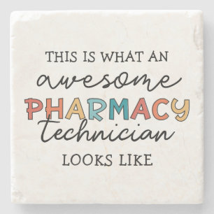 Posavasos De Piedra Técnico de farmacia Impresionante Farmacia Funny