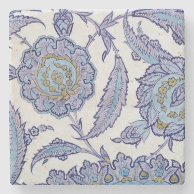 Posavasos De Piedra Teja de la loza de barro de Isnik, c.1520-50 (Anverso)