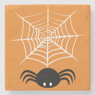 Posavasos De Piedra Telaraña de Halloween
