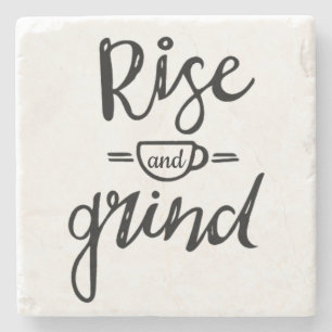 Posavasos De Piedra Tema del café