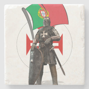 Posavasos De Piedra Templario de Portugal