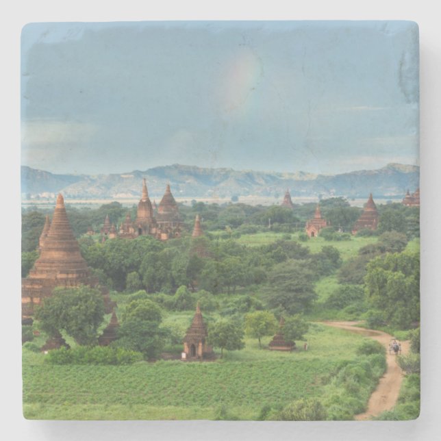 Posavasos De Piedra Templos en Bagan, Myanmar (Anverso)
