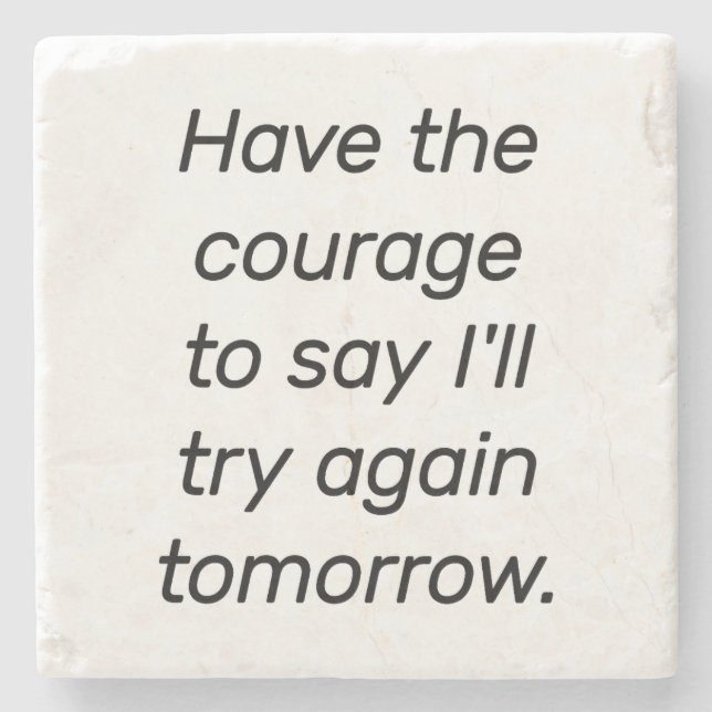 Posavasos De Piedra Ten La Valorosa Pascua De Piedra De Mármol (Anverso)