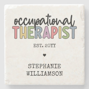 Posavasos De Piedra Terapia ocupacional de personalizado