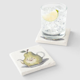 Posavasos De Piedra Tetera del oído sonriente