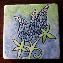 Posavasos De Piedra Texas Bluebonnets