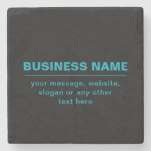 Texto de personalizable para empresas Etc. negro e