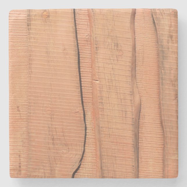 Posavasos De Piedra Textura de madera (Anverso)