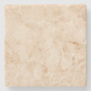 Posavasos De Piedra Textura de mármol cremoso