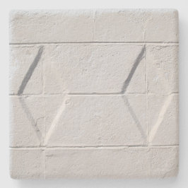 Posavasos De Piedra Textura de pared texturizada blanca, escayola cuad