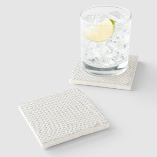 Posavasos De Piedra Textura geométrica monocroma Aspecto de diamante c